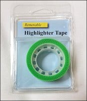 Highlighter Tape Green