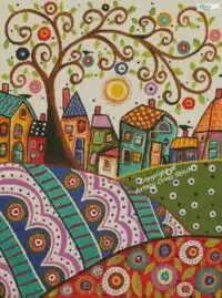 Artecy Cross Stitch Amusing Landscape 15696 Cross Stitch Chart Hard Copy