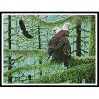 Artecy Cross Stitch A Gathering of Eagles 13218 MB Cross Stitch Chart Hard Copy