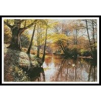 Artecy Cross Stitch A River Landscape in Springtime 11509 Cross Stitch Chart Hard Copy