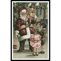 Artecy Cross Stitch A Santa Greeting 10660 Cross Stitch Chart Hard Copy