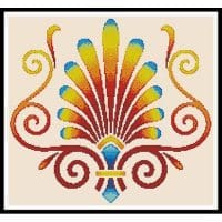 Artecy Cross Stitch Art Deco Design 11317 Cross Stitch Chart Hard Copy
