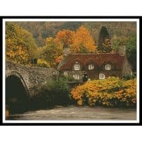 Artecy Cross Stitch Autumn Cottage 10051 Cross Stitch Chart Hard Copy