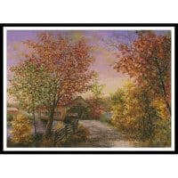 Artecy Cross Stitch Autumns Color of Fashion 11605 ARTL Cross Stitch Chart Hard Copy