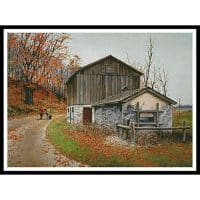 Artecy Cross Stitch Autumns Pastime 11496 PFLD Cross Stitch Chart Hard Copy