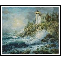 Artecy Cross Stitch Bass Harbor Lighthouse 11586 ARTL Cross Stitch Chart Hard Copy