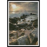 Artecy Cross Stitch Beach Rocks 11164 Cross Stitch Chart Hard Copy
