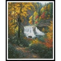 Artecy Cross Stitch Bear Valley 12153 MK Cross Stitch Chart Hard Copy