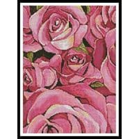 Artecy Cross Stitch Bed of Roses 10822 MVB Cross Stitch Chart Hard Copy