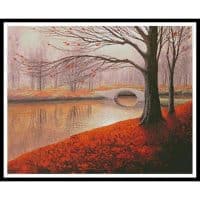 Artecy Cross Stitch Before the Leaves Fall 11974 ARTL Cross Stitch Chart Hard Copy