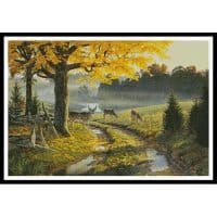 Artecy Cross Stitch Bend Road 13584 AA Cross Stitch Chart Hard Copy