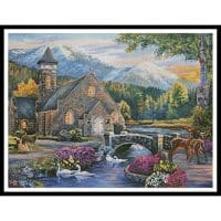 Artecy Cross Stitch Beside Still Waters 11621 ARTL Cross Stitch Chart Hard Copy