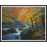 Artecy Cross Stitch Beside the River 10491 HDLY Cross Stitch Chart Hard Copy