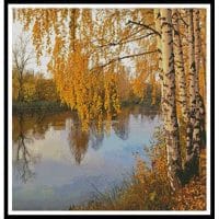 Artecy Cross Stitch Birch Tree Crop 13484 Cross Stitch Chart Hard Copy