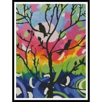 Artecy Cross Stitch Birds in Tree 10517 Cross Stitch Chart Hard Copy