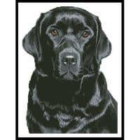 Artecy Cross Stitch Black Labrador 12751 Cross Stitch Chart Hard Copy