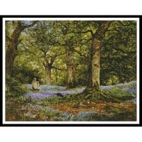 Artecy Cross Stitch Blue Bells 10190 Cross Stitch Chart Hard Copy
