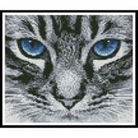 Artecy Cross Stitch Blue Eyes 2 Mini 11941 Cross Stitch Chart Hard Copy