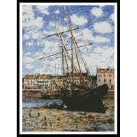 Artecy Cross Stitch Boat at Low Tide FeCamp 10275 Cross Stitch Chart Hard Copy