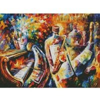 Artecy Cross Stitch Bottle Jazz Large 14202 LA Cross Stitch Chart Hard Copy