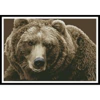 Artecy Cross Stitch Brown Bear 10539 Cross Stitch Chart Hard Copy