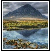 Artecy Cross Stitch Buachaille Etive Mor Glencoe Crop 13537 BP Cross Stitch Chart Hard Copy