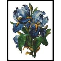 Artecy Cross Stitch Bunch of Irises 11285 Cross Stitch Chart Hard Copy