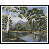 Artecy Cross Stitch Bush Creek 11199 Cross Stitch Chart Hard Copy