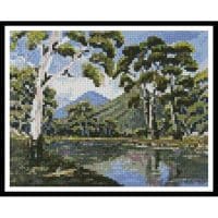 Artecy Cross Stitch Bush Creek Mini 11254 Cross Stitch Chart Hard Copy