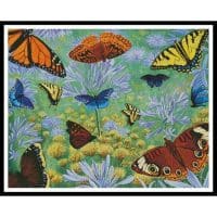 Artecy Cross Stitch Butterfly Bonanza 11314 MB Cross Stitch Chart Hard Copy