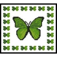 Artecy Cross Stitch Butterfly Sampler 3 Mini 10095 Cross Stitch Chart Hard Copy