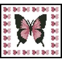 Artecy Cross Stitch Butterfly Sampler 4 Mini 10096 Cross Stitch Chart Hard Copy