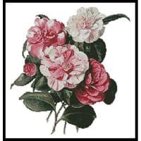 Artecy Cross Stitch Camellias 4 10262 Cross Stitch Chart Hard Copy