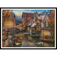 Artecy Cross Stitch Canal Home 13016 MGL Cross Stitch Chart Hard Copy