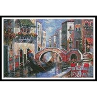 Artecy Cross Stitch Canal of Dreams 11169 DPRKS Cross Stitch Chart Hard Copy