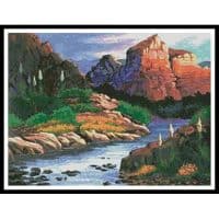 Artecy Cross Stitch Canyon 10387 Cross Stitch Chart Hard Copy
