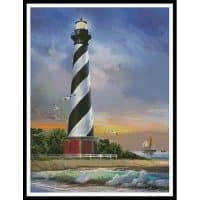 Artecy Cross Stitch Cape Hatteras Lighthouse 14114 PFLD Cross Stitch Chart Hard Copy