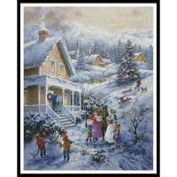 Artecy Cross Stitch Carolers 12275 ARTL Cross Stitch Chart Hard Copy