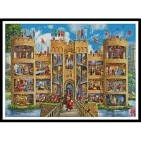 Artecy Cross Stitch Castle Cutaway 13975 MGL Cross Stitch Chart Hard Copy
