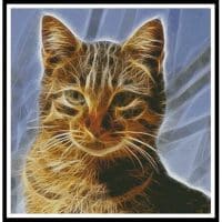 Artecy Cross Stitch Cat Fractal 11451 Cross Stitch Chart Hard Copy