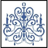 Artecy Cross Stitch Chandelier 12065 JP Cross Stitch Chart Hard Copy