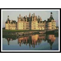 Artecy Cross Stitch Chateau De Chambord Mini 14028 INT Cross Stitch Chart Hard Copy