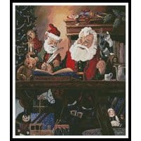 Artecy Cross Stitch Checking the List 10346 MGL Cross Stitch Chart Hard Copy