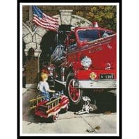 Artecy Cross Stitch Childhood Dreams USA 10403 MGL Cross Stitch Chart Hard Copy