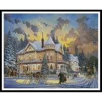 Artecy Cross Stitch Christmas at Great Grandpas Large 13763 HDLY Cross Stitch Chart Hard Copy