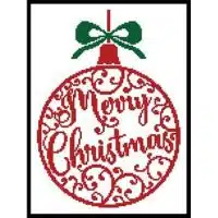 Artecy Cross Stitch Christmas Bauble 1 13297 JP Cross Stitch Chart Hard Copy