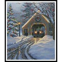 Artecy Cross Stitch Christmas Crossing Crop 13160 MK Cross Stitch Chart Hard Copy