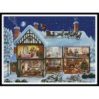 Artecy Cross Stitch Christmas House 1 13803 MGL Cross Stitch Chart Hard Copy