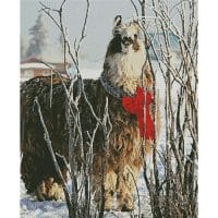 Artecy Cross Stitch Christmas Llama 14296 MS Cross Stitch Chart Hard Copy