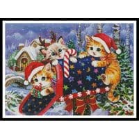 Artecy Cross Stitch Christmas Mailbox 13470 KH Cross Stitch Chart Hard Copy